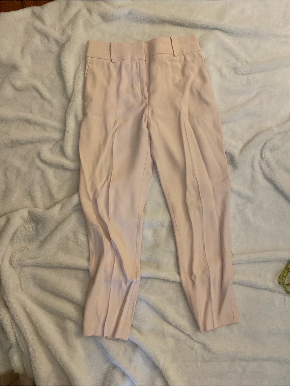 Sezane Blush Pink Tailored Trousers